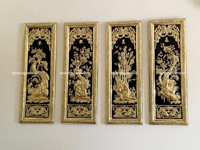 Ý nghĩa phong thủy và cách treo tranh tứ quý bằng đồng