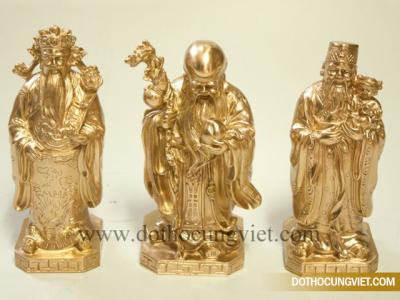 Tượng Tam đa Phúc Lộc Thọ bằng đồng