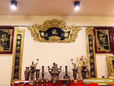 Cách bài trí đỉnh đồng chuẩn phong thủy trên bàn thờ gia tiên