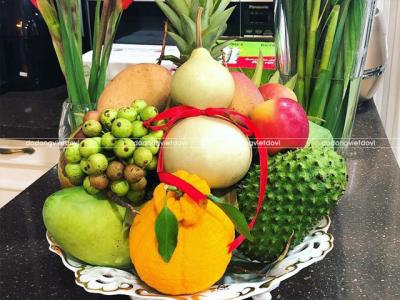 Cách bài trí hoa quả trên bàn thờ gia tiên chuẩn phong tục 3 miền