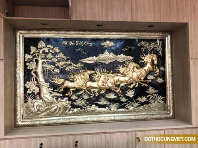 3 nguyên tắc vàng khi lựa chọn tranh đồng treo phòng khách