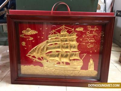 Tổng hợp tranh đồng Thuận buồm xuôi gió được ưa chuộng nhất tại Đồ Đồng Việt Dovi