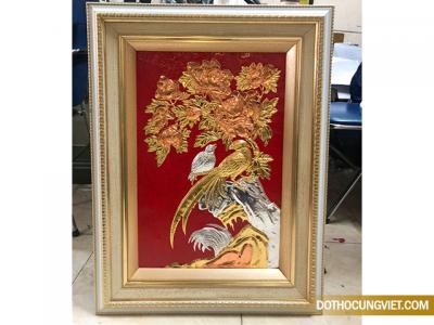 Tranh Như ý cát tường phủ bì khung 60x80cm