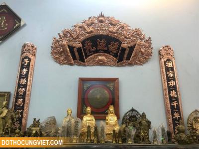 10 mẫu hoành phi câu đối thờ gia tiên hay nhất