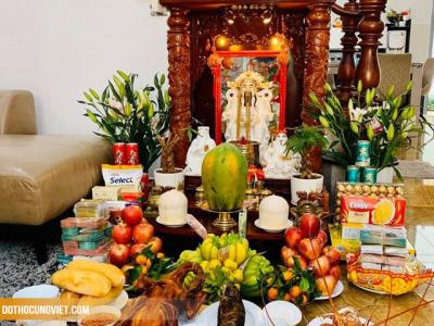 Cách bài trí ban thờ thần tài hợp với người tuổi Tuất để chiêu lộc