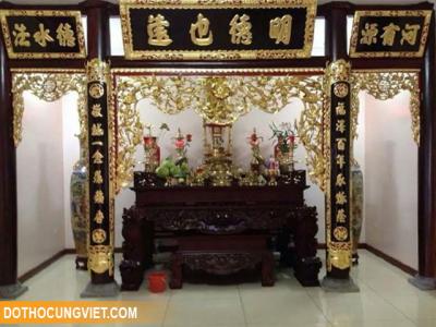 Giới thiệu những mẫu hoành phi câu đối đẹp nhất