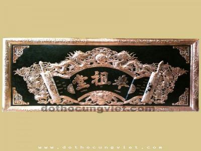 Hoành phi câu đối bằng đồng và ý nghĩa trong văn hóa tâm linh người Việt
