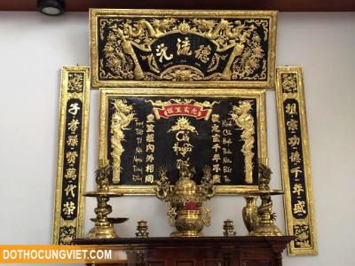 Kích thước hoành phi câu đối theo chuẩn phong thủy