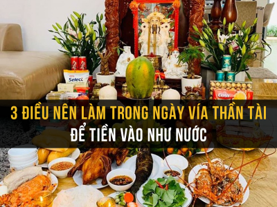 Làm 3 điều này trong ngày vía Thần tài để tiền vào như nước