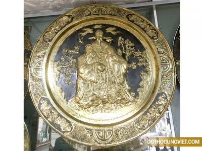 Mâm đồng 3 ông Tam Đa Phúc lộc Thọ