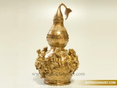 Phân tích ý nghĩa 8 vị tiên trên hồ lô bát tiên bằng đồng