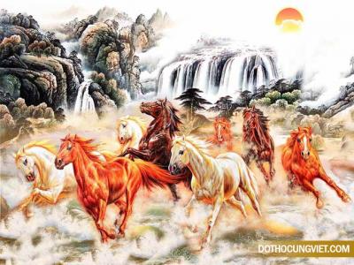 Tìm hiểu ý nghĩa sâu sắc ở bức tranh Mã đáo thành công