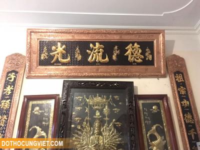 Ý nghĩa hoành phi câu đối đức lưu quang trong thờ cúng