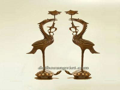 Ý nghĩa của đôi hạc thờ trên bàn thờ gia tiên